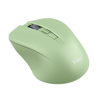 Mouse Trust Mydo Wireless, rezolutie 1800 DPI, 4 butoane, durata de viata baterie 6 luni, verde - Img 3