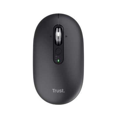 Mouse wireless Trust Seron Hyperscroll, 7 butoane, rezolutie maxima 3200 DPI, negru