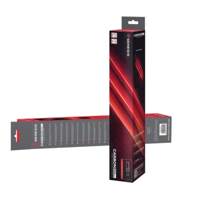 Mousepad Genesis Carbon 500 Maxi Flash, material cauciuc + textil, dimensiuni 900x450x2.5 mm, negru/rosu - Img 7