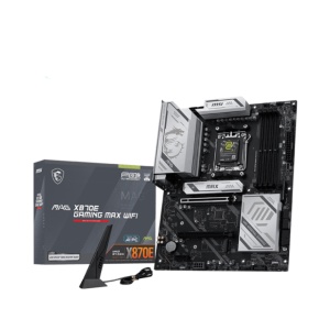 MSI MAG X870E GAMING MAX WIFI. Processor manufacturer: AMD, Processor socket: Socket AM5, Compatible processor series: AMD Ryzen 7000 Series, AMD Ryzen 8000 Series, AMD Ryzen 9000 Series. Supported memory types: DDR5-SDRAM, Maximum internal memory: 256