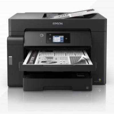 Multifunctional inkjet mono Epson EcoTank M15140, dimensiune A3+ (Printare,Copiere, Scanare), printare borderless,duplex, viteza 32ppm, rezolutie 4800 x 1200 dpi, alimentare hartie 550 coli, scanner CIS rezolutie 1.200 x 2.400 DPI, DADF 50 coli,