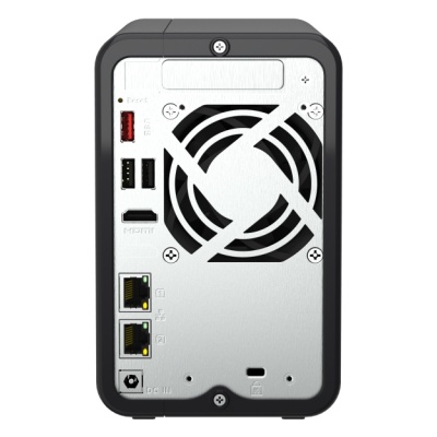 NAS QNAP 264 2-Bay, CPU Intel Celeron N5105/N5095 4-core/4-thread Processor, RAM 8 GB DDR4 (onboard, not expandable), HDD 2 x 2.5"/3.5" SATA 6Gbps + 2 x M.2 2280 PCIe Gen 3 x1 SSD slots (neincluse), LAN: 2 x 2.5GbE (optional 10GbE expansion via a PCIe - Img 2