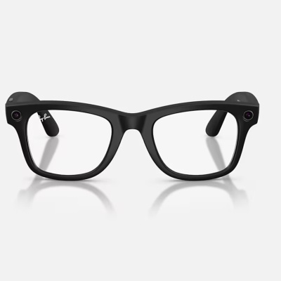 ORW4012 META WAYFARER High Bridge Fit - Matte Black - Clear Gen 2