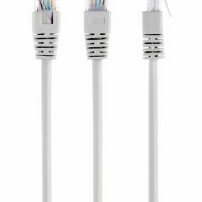 Patch cord UTP GEMBIRD Cat5e, cupru-aluminiu, 5 m, gri