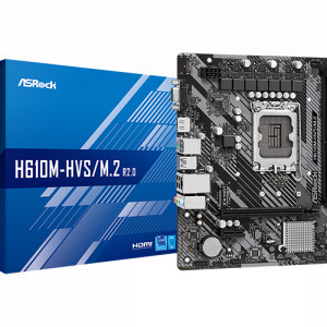 Placa de baza Asrock H610M-HDV/M.2 2.0 LGA 1700, 2x DDR4, 1x PCIE x16 1x PCIE x1, 1x M.2, 4x SATA 6gb/s, mATX