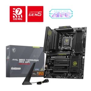 Placa de Baza MSI MAG B850 TOMAHAWK MAX WIFI AM5, 4x DDR5, 1x HDMI, 3x PCIE x16, 4x M.2, 4x SATA 6GB/s, ATX
