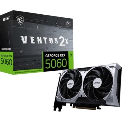 Placa video MSI GeForce RTX 5060 VENTUS 2X OC, 8GB GDDR7, PCI Express x8 5.0, 128-bit