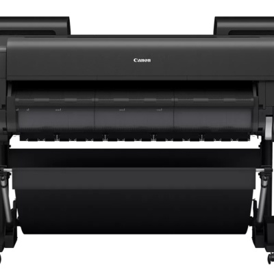 Plotter Canon GP-4600S A0 44", 7 culori, Rezolutie printare: 2,400 x 1,200 dpi, 18.432 de duze (MBK/C/M/Y/O: 1536 de duze x2, PBK/GY: 1536 de duze x1), Cerneluri pe bază de pigmenţi: 7 culori (negru mat, negru foto, cyan, magenta, galben, gri,