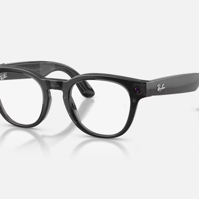 Ray-Ban Meta Scriber Optics Gen 2 AI Glasses Shiny Transparent Black/Demo