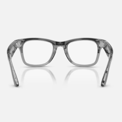 Ray-Ban Meta Wayfarer Gen 2 High Bridge FIT Transparent Grey Clear/Sapphire Transitions 50 - Img 2