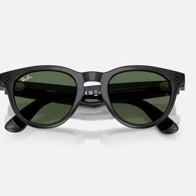 RayBan Meta HEADLINER Low Bridge Fit - Shinny Black - G-15 Green GEN2 - Img 5