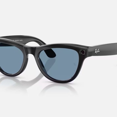 RayBan Meta Skyler Glasses Cerulean Blue Transition