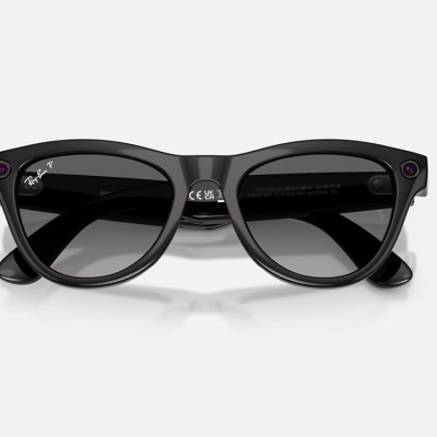 RayBan Meta SKYLER High Bridge Fit - Shinny Black - Graphite Gen2 - Img 5