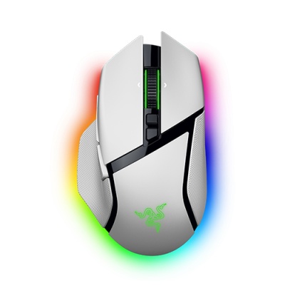 Razer Basilisk V3 Pro 35K, wireless, bluetooth, rezolutie maxima 35000 DPI, iluminare Razer Chroma™ RGB, senzor Focus Pro 35K Optical Sensor Gen-2, alb - Img 5
