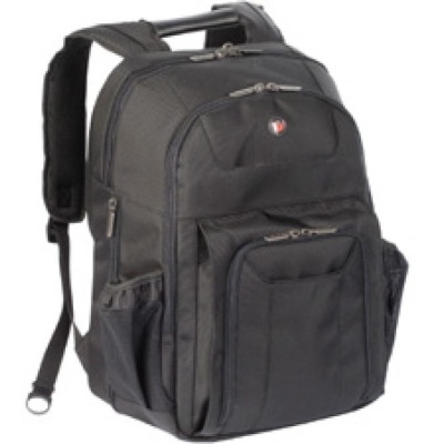 Rucsac laptop Corporate Traveller, pentru laptopuri de 15.6" sau mai mici, capacitate 27-30 de litri, material poliester, dimensiuni: 35 x 21.5 x 50 cm, dimensiune compartiment laptop: 38.7 x 2.5 x 26.5 cm, greutate 1.46 kg, negru - Img 2