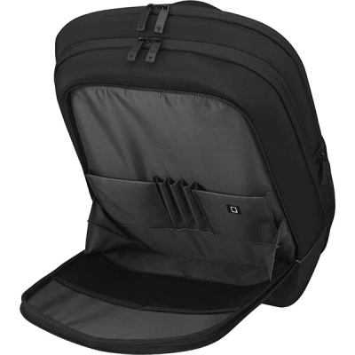 Rucsac laptop gaming Lenovo Armored II 18", Negru, Rezistent la apa, 2 x bretele de umar reglabile, Buzunare aditionale pentru accesorii, Tip inchidere: Fermoar, Material: Poliester, Poliuretan, Material interior: Poliester, Greutate: 1.443kg - Img 4