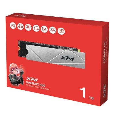 SSD ADATA 1TB M.2 AGAMMIXS60-512G-CS PCIE Gen4 x4, NVME 1.4, reading speed up to 5000MB/s, writing speed up to 4200MB/s - Img 3