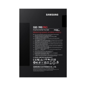 SSD Samsung, 990 PRO, retail, 2TB, NVMe M.2 2280 PCI-E, R/W speed:74500/6900 MB/s - Img 10