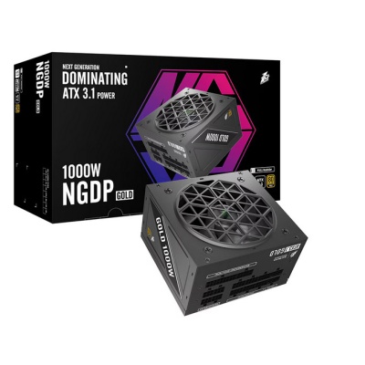 Sursa PC 1stPlayer 1000W, 80 PLUS Gold, Full Modular, ATX 3.1, PCIe 5.1, NGDP HA-1000BA4, negru
