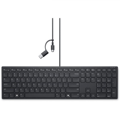 Tastatura DELL KB525C, USB, Negru