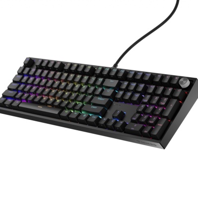 Tastatura gaming mecanica cu fir Genesis Thor 404 , iluminare RGB, switch-uri Peach, 107 taste, 11 butoane multimedia, negru - Img 9