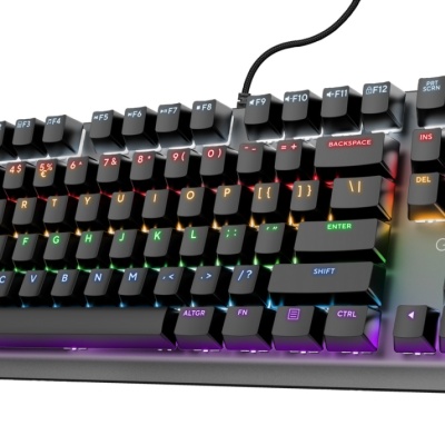 Tastatura Trust GXT834 Callaz Tenkeyless cu fir mecanica, negru - Img 3