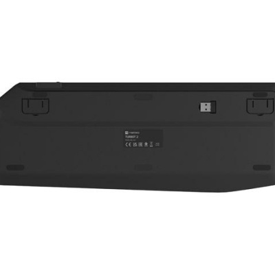 Tastatura wireless Natec TURBOT 2, material taste ABS, numar taste 90, mecanism taste X-Scissors, toucpad pentru smart TV inclus, negru - Img 7