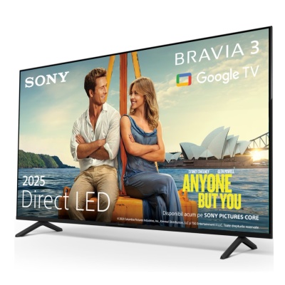 Televizor Sony BRAVIA 3 LED 50S39, 126 cm, Smart Google TV, 4K, Clasa E - Img 2