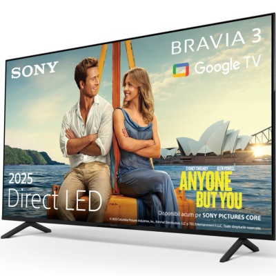 Televizor Sony BRAVIA 3 LED 55S35, 139 cm, Smart Google TV, 4K Ultra HD, Clasa F - Img 2