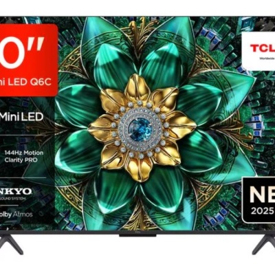Televizor TCL Mini LED 50Q6C, 126 cm, Smart Google TV, 4K Ultra HD, (Model 2025)