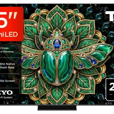 Televizor TCL QD-MiniLED 85MQLED75L, 214 cm, Smart Google TV, 4K, Onkyo (Model 2026)