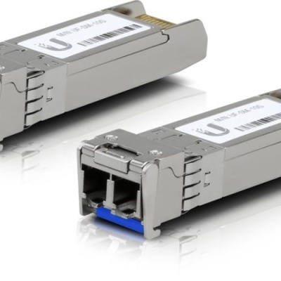 Ubiquiti UACC-OM-SM-10G-D-2. Tip aparat emisie-recepție SFP: Fibră optică, Rată maximă transfer de date: 10000 Mbit/s, Tipul de interfaţă: SFP+. Culoarea produsului: Argint. Cantitate per ambalaj: 2 buc.
