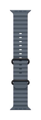 Apple Watch 49mm Anchor Blue Ocean Band - Black Titanium Finish