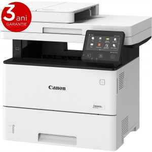 Canon MF552DW, Multifunctional laser mono dimensiune A4, viteza printare 43 ppm, Print,Copy,Scan, Duplex, rezolutie: 1200 x 1200 dpi, FPO: 5.7 sec, Procesor 800Mhz, Memorie RAM 1GB, Limbaje de printare: UFRII, PCL 5e2, PCL6, Adobe® PostScript3, Viteza