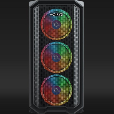 Carcasa AQIRYS WEZEN, RGB, Mid Tower, Black - Img 2