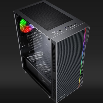 Carcasa AQYRIS ELECTRA Mid Tower ARGB NEGRU - Img 4