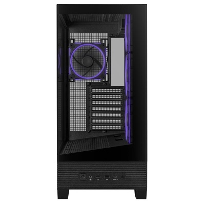 Carcasa ASUS A31 PLUS Mid Tower ARGB NEGRU, Tempered Glass, Sloturi Expansiune 7, Drive Bays: 2x3.5"/2.5", Ventilatoare Suportate: 7 (spate: 1x120mm sau 1x140mm, sus: 3x120mm sau 2x140mm, lateral: 3x120mm), Ventilatoare Incluse: 4 (spate: 1x120mm, - Img 5