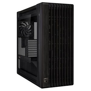 Carcasa ASUS PROART PA602 WOOD EDITION Mid Tower ARGB NEGRU, Tempered Glass, Sloturi Expansiune 8+2 aditional verticale, Drive Bays: 4x3.5"/2.5" 4x2.5", Ventilatoare Suportate: 6 (spate: 1x120mm sau 1x140mm, fata: 2x200mm, sus: 3x120mm sau 3x140mm), - Img 3