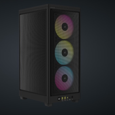 Carcasa Corsair 2000D Airflow RGB Mini-ITX NEGRU