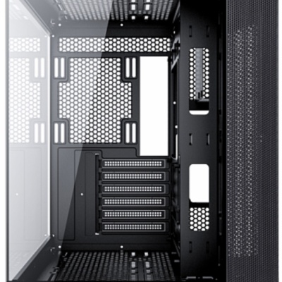Carcasa gaming Serioux Shadow, fara sursa, tip middle tower, USB2.0x+HD Audio, USB3.0, porturi rezervate pentru ventialtor: MN 2x120mm ventilatoare ARGB (incluse), spate:1x120mm ventilator RGB (inclus), sus 3x120mm/2x140mm, controler 4 porturi, drive - Img 4