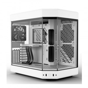 Carcasa HYTE Y60 Mid-Tower WHITE E-ATX Tempered Glass, Preinstalled fans 3x 120mm, no psu included