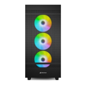 Carcasa Sharkoon C50 BLACK RGB Mid Tower NEGRU - Img 5