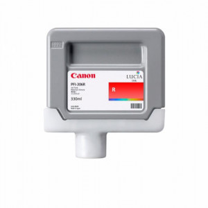 Cartus cerneala Canon PFI-306R, red, capacitate 330ml, pentru Canon iPF8300/8300S, iPF8400, iPF9400/9400S