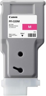 Cartus cerneala Canon PFI-320M, magenta, capacitate 300ml, pentru Canon TM 200/205/300/305. - Img 3