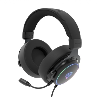 Casti gaming cu fir Genesis Neon 764, sunet 7.1 Surround, microfon, impendanta 32 ohm, frecventa raspuns 20 - 20.000 Hz, lungime cablu 220 cm, iluminare RGB, frecventa raspuns microfon 100 - 10000 Hz, sensibilitate microfon -42dB, impendanta microfon - Img 5
