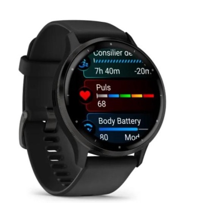 Ceas smartwach Garmin Venu 3, negru - Img 2