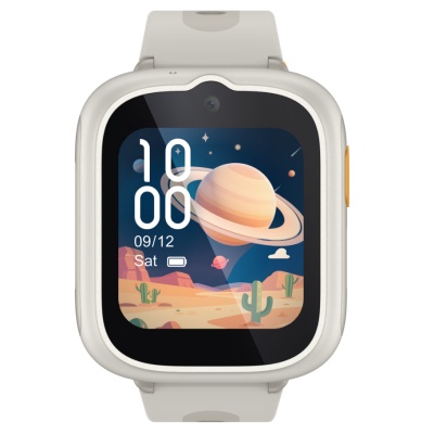 Ceas SmartWatch pentru copii TCL MOVETIME Kids Watch MT48, 1.68", 4G, GPS, IP68 2ATM, Camera 2MP, Lunar Cream