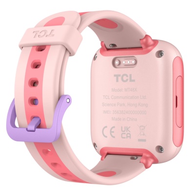 Ceas SmartWatch pentru copii TCL MOVETIME Kids Watch MT48, 1.68", 4G, GPS, IP68 2ATM, Camera 2MP, Cosmic Pink - Img 10