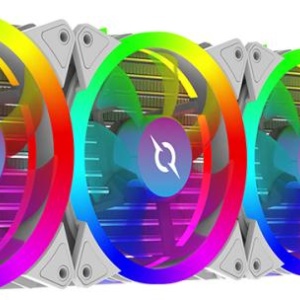 Cooler Procesor AQYRIS AQUARIUS 360 AIO ALB, marime radiator 360mm, 3 ventilatoare ARGB, Viteza ventilatoare 800-2400 RPM +/- 10%, Suport AMD: AM4, AM5 suport INTEL: LGA 20xx/115x/1200/1700, Airflow: 30-85 CFM, Nivel de zgomot pompa: 23dBA, Nivel de - Img 3