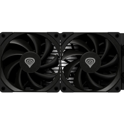 Cooler Procesor GENESIS HYDRIA 240 NEGRU, dimensiune radiator 276x120x27mm, 2 ventilatoare ARGB, Viteza ventilatoare: 500-1550 RPM, Airflow ventilatoare: 80 CFM, Suport AMD: AM4/AM5, suport INTEL: LGA 1151/1156/1150/1200/1700/1851 - Img 3